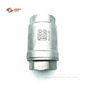 stainless steel vertical check valve threaded end